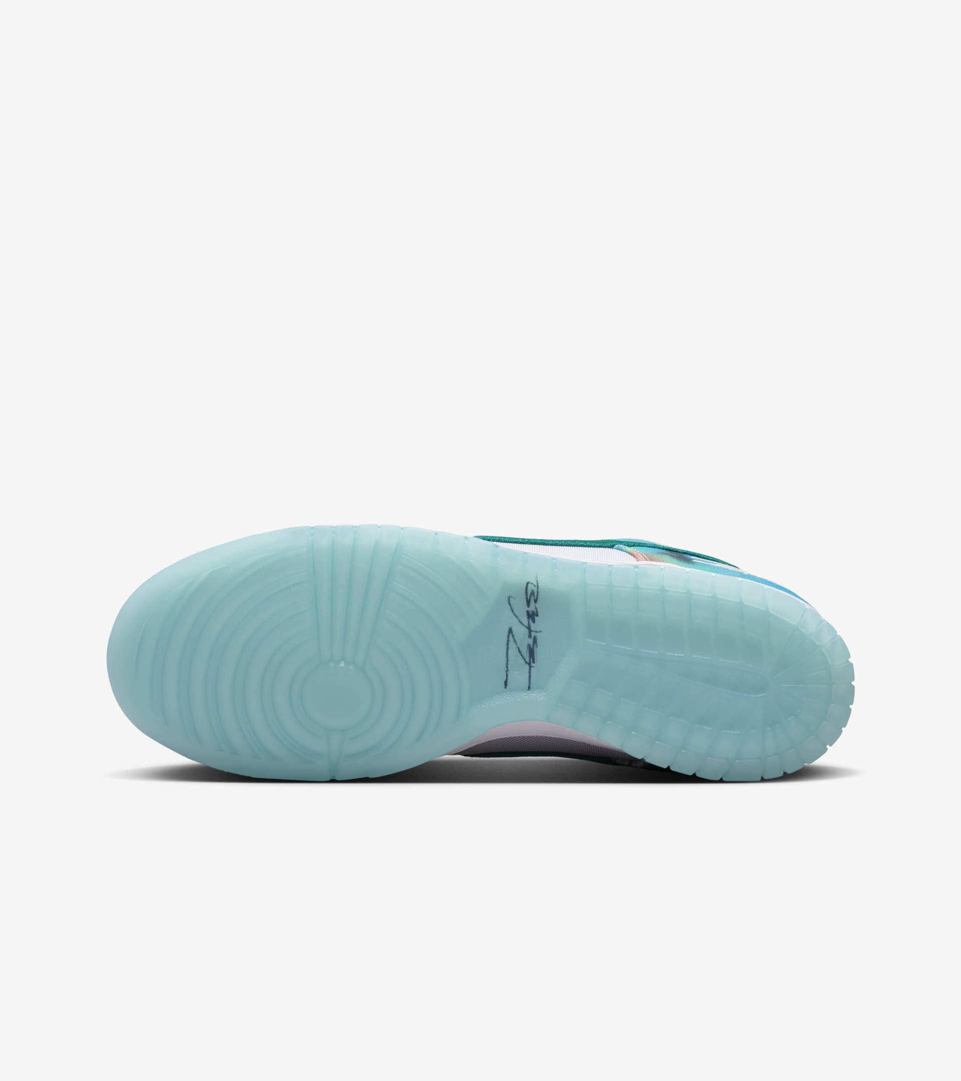 Nike SB Dunk Low x Futura Laboratories White and Geode Teal 