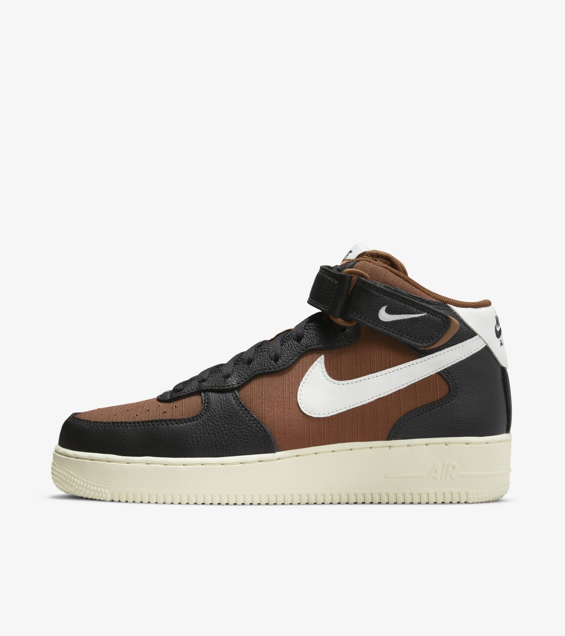 Air Force 1 Mid 07 Vintage Off Noir and Pecan PickSneak