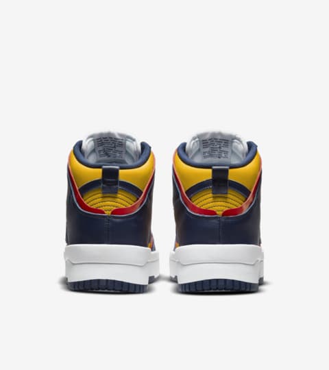 dunk high up varsity maize