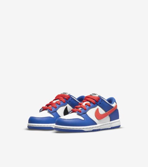 dunk low crimson game royal