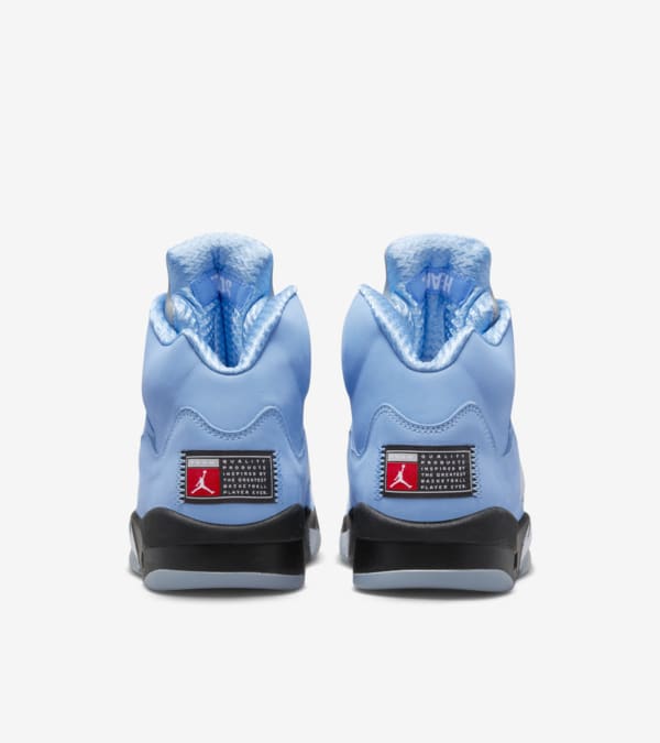 Blue jordans 5 best sale