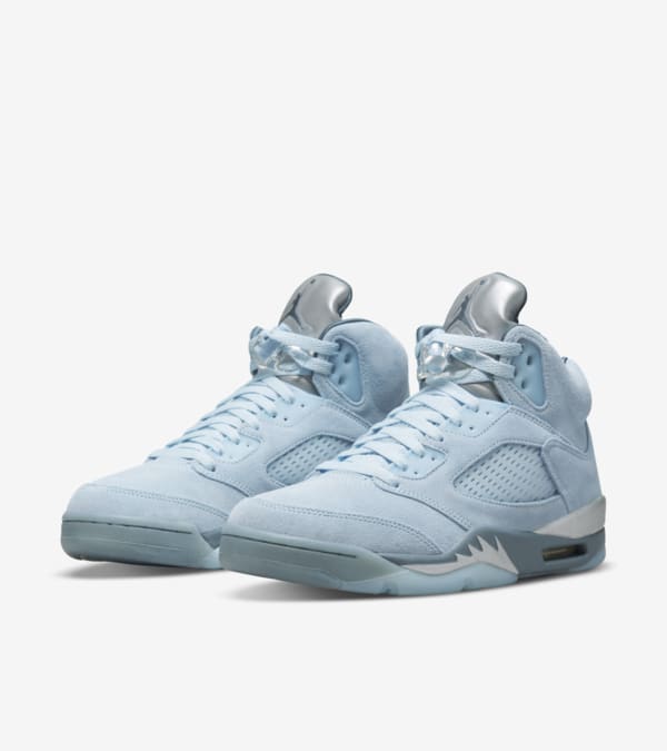 Light blue suede jordans online