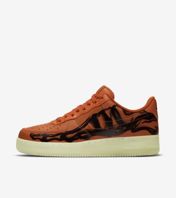 Air Force 1 Skeleton Orange Release Date. Nike SNKRS