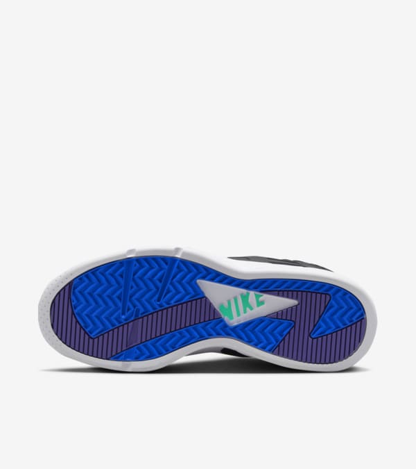 Blue and purple huaraches clearance