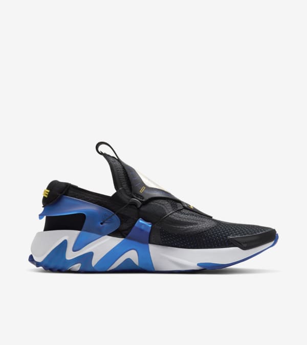 NIke Adapt Huarache Black Racer Blue Release Date. Nike SNKRS