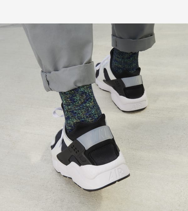 Air Huarache Black and White Release Date. Nike SNKRS
