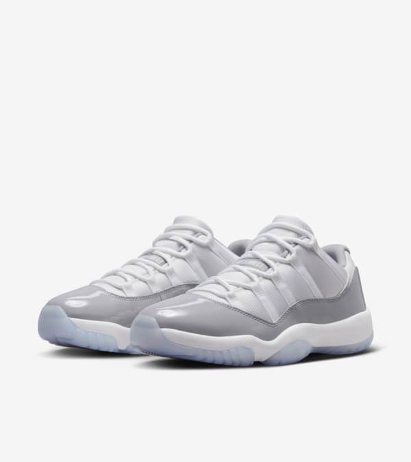 Grey nike 11s deals
