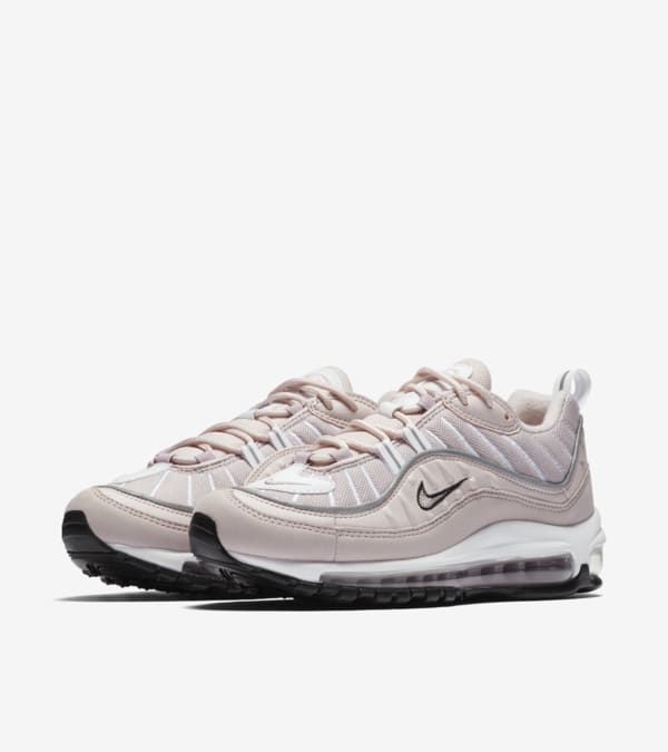 Nike Women s Air Max 98 Barely Rose Reflect Silver Release Date. Nike SNKRS