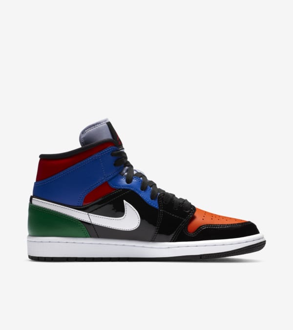 Women s Air Jordan 1 Mid Patent Blend Release Date. Nike SNKRS