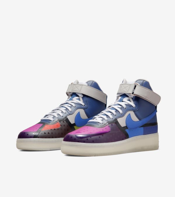 Air Force 1 High 07 Thunder Blue and Pink Prime DV1015 437 Release Date. Nike SNKRS