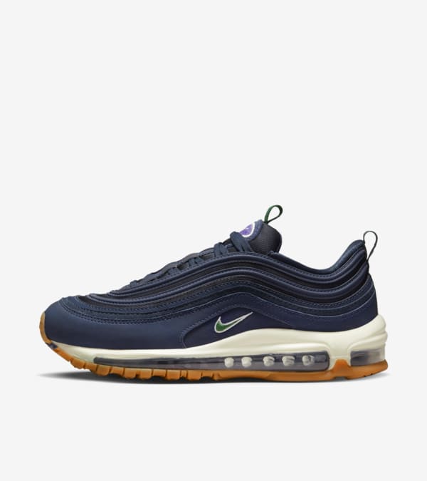 Grey and orange air max 97 top