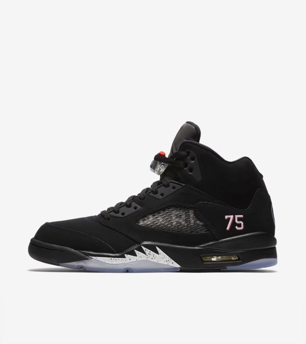 Air Jordan 5 PSG Black Challenge Red Release Date. Nike SNKRS