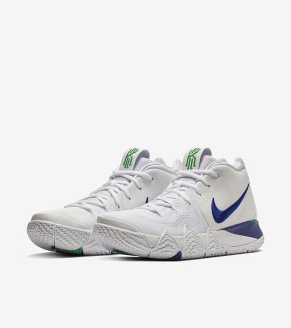 Nike Kyrie 4 White Deep Royal Blue Release Date. Nike SNKRS