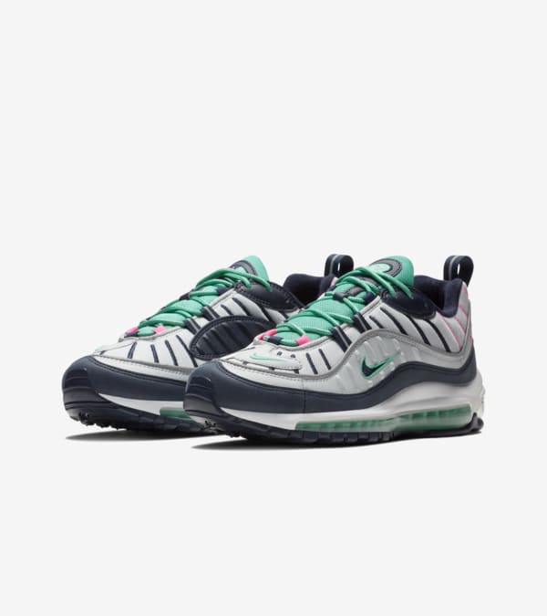 Nike Air Max 98 Pure Platinum Obsidian Release Date. Nike SNKRS