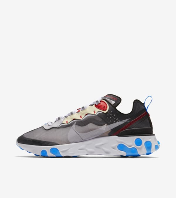 Nike React Element 87 Pure Platinum Photo Blue Release Date. Nike SNKRS