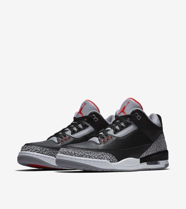 Air Jordan 3 Retro OG Black Cement 2018 Release Date. Nike SNKRS