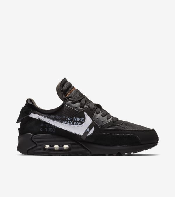 Black/cone' off-white x 'air max 90 hot sale