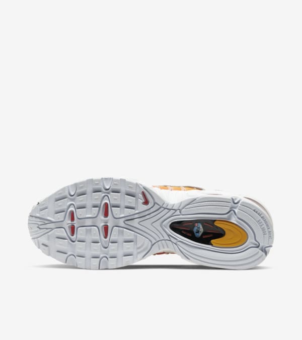 Women s Air Max Tailwind 99 University Gold Habanero Red Release Date. Nike SNKRS