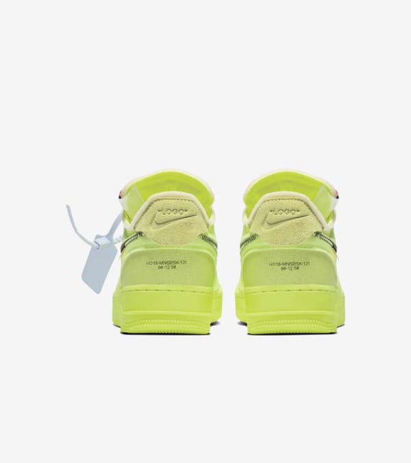 Nike air force 1 white hyper jade volt sale