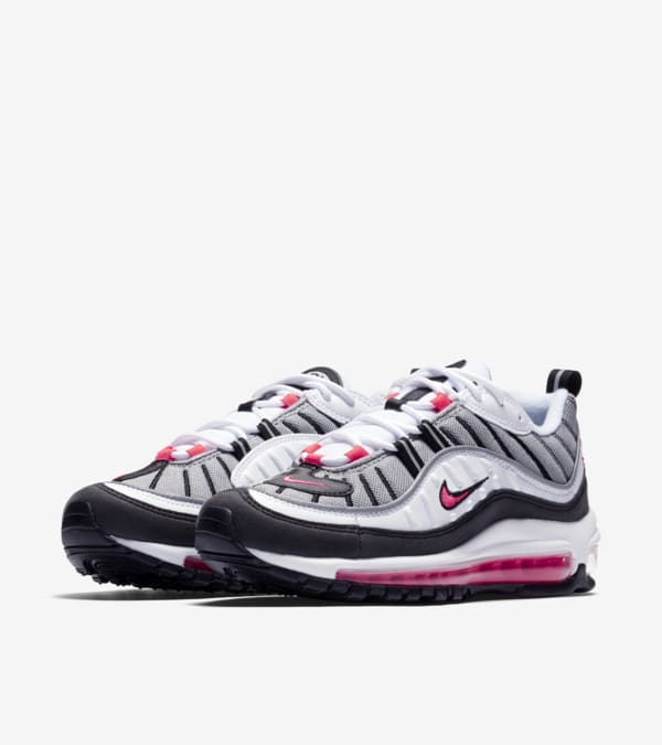 Nike Women s Air Max 98 White Solar Red Reflect Silver Release Date. Nike SNKRS