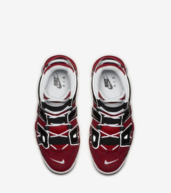 Nike Air more Uptempo 96 Varsity Red Black White Nike SNKRS