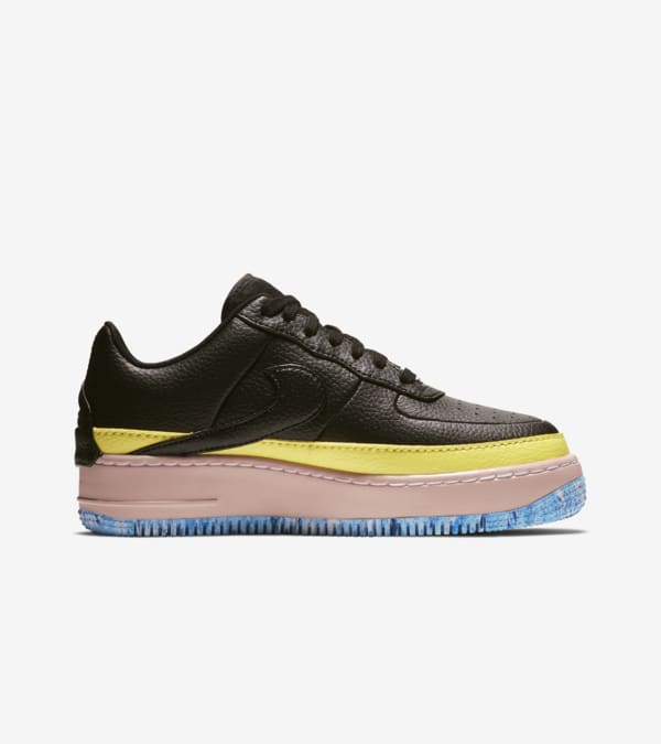 Women s Nike Air Force 1 Jester XX 1 Reimagined Black Sonic Yellow Release Date. Nike SNKRS