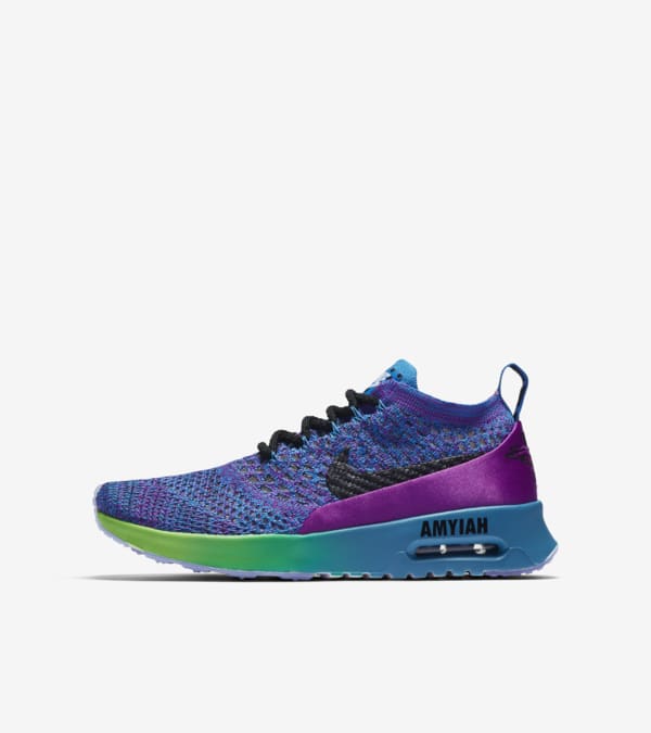 Nike Air Max Thea Ultra Flyknit BG Doernbecher 2017 Vivid Purple Blue Orbit Release Date. Nike SNKRS