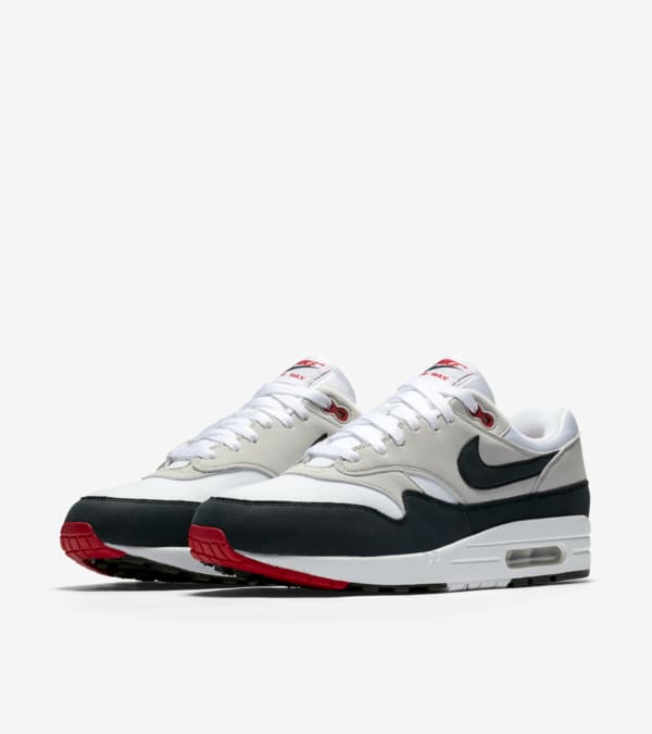 Nike Air Max 1 Anniversary White Dark Obsidian data premiery. Nike SNKRS