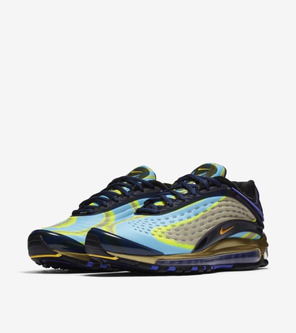Nike Air Max Deluxe Midnight Navy Laser Orange Persian Violet Release Date. Nike SNKRS