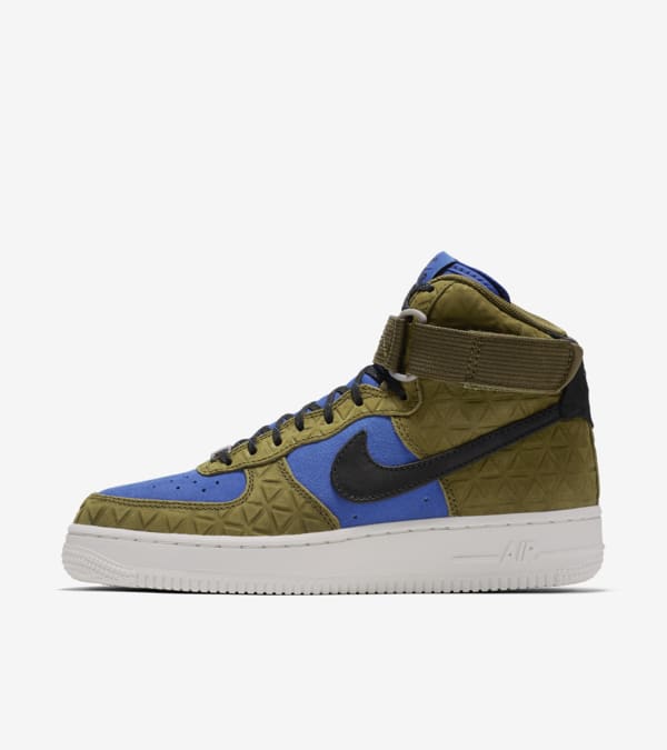 Women s Nike Air Force 1 Hi Olive Mid Turquoise Nike SNKRS