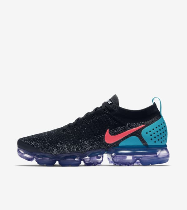Nike Air Vapormax Flyknit 2.0 Black Hot Punch Release Date. Nike SNKRS