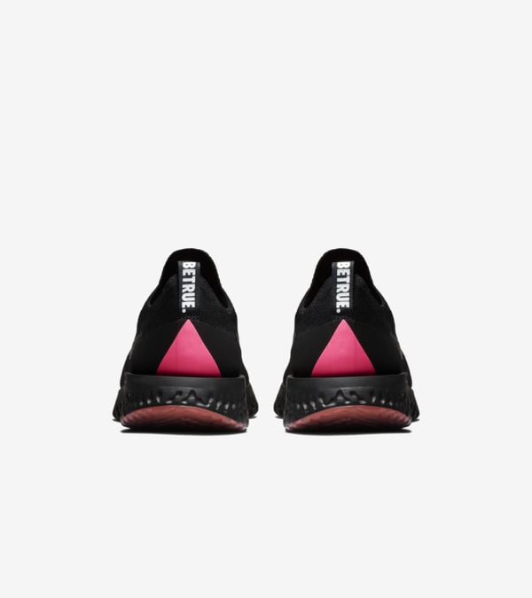 Nike Epic React Flyknit Betrue Black and Multicolor Nike SNKRS