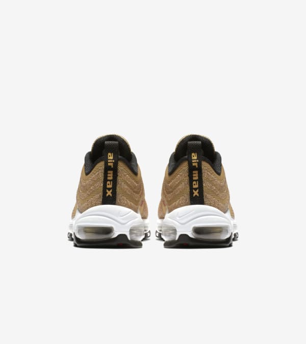 Women s Nike Air Max 97 Gold Swarovski Crystal Release Date. Nike SNKRS