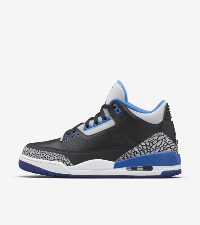 Blue 3 jordan deals