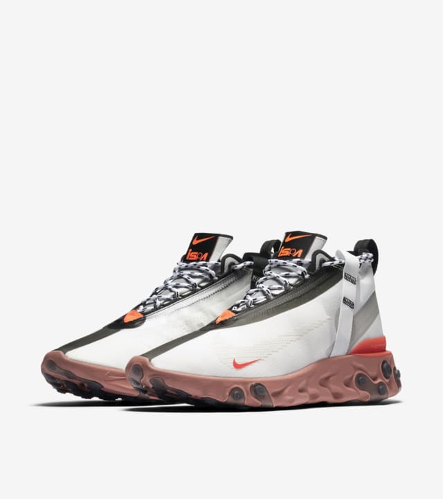 Nike React Mid iSPA Summit White Light Crimson Off White Release Date. Nike SNKRS SE