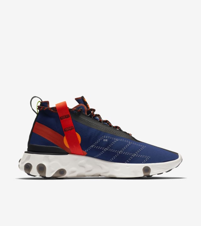 Nike React Runner Mid iSPA Blue Void Team Orange Phantom Release Date. Nike SNKRS