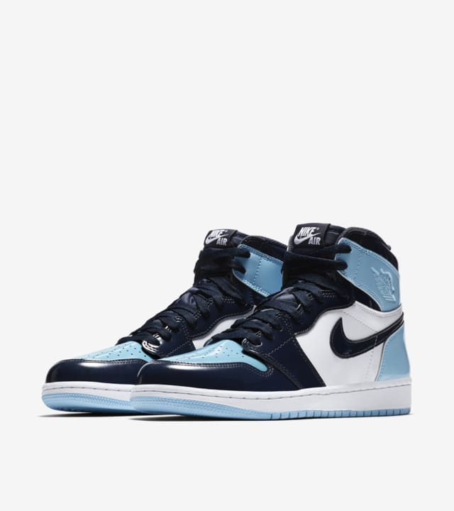 Women s Air Jordan 1 High Blue Chill Obsidian White Release Date. Nike SNKRS