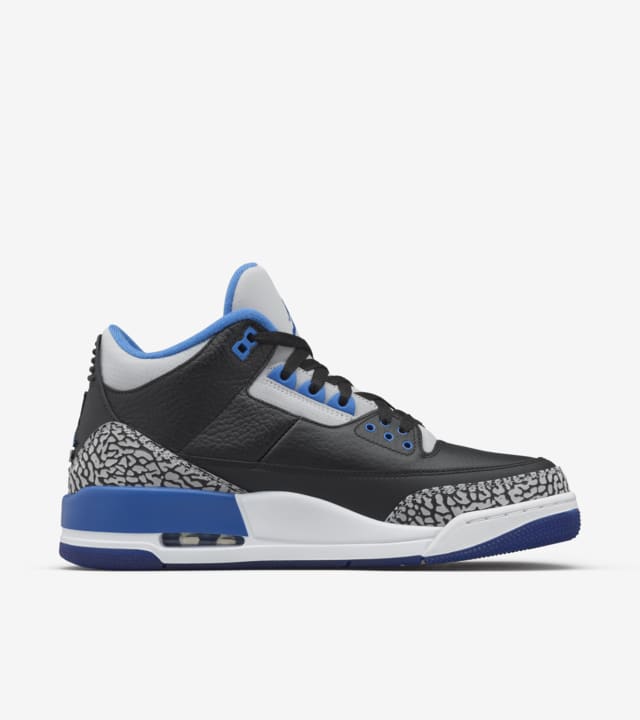 Blue 3s jordans hotsell