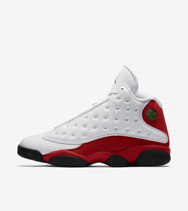 jordans 13 red white