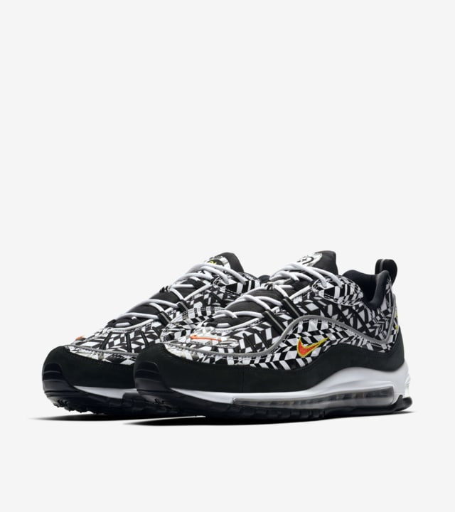 Air max 98 noir orange online