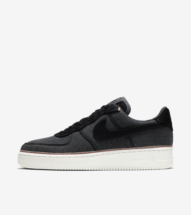 3x1 x Air Force 1 Black Denim Release Date. Nike SNKRS