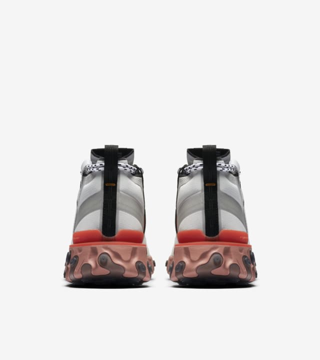 Nike react runner mid wr ispa white light crimson shop