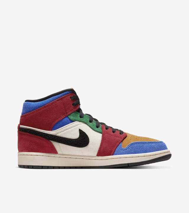 Air jordan 1 mid se fearless blue the great outlet