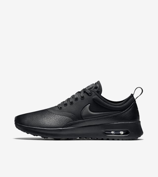 Women s Nike Air Max Thea Ultra Premium Triple Black Nike SNKRS