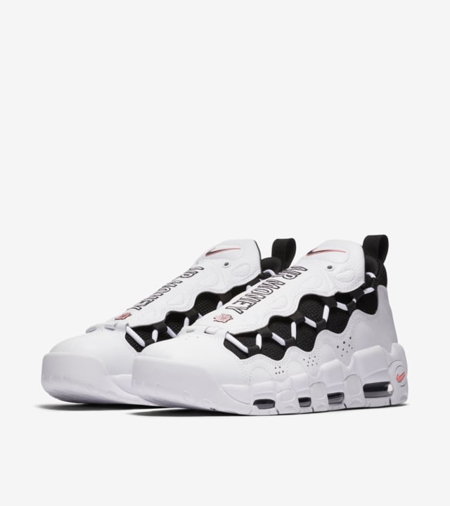 Nike Air More Money White Black Coral Chalk Release Date. Nike SNKRS