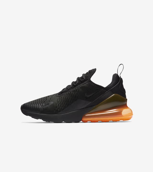 Nike Air Max 270 Black Tonal Orange releasedatum. Nike SNKRS