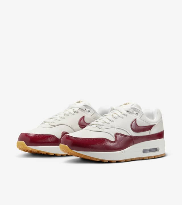 Women's Air Max 1 '87 'Sail and Team Red' (FJ3169-100) release date ...