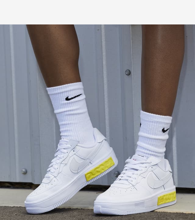 air force 1 white yellow