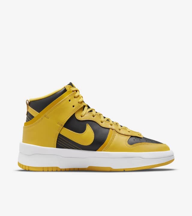 Women's Dunk High Up 'Black and Varsity Maize' (DH3718-001) Release ...