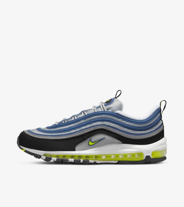 pink blue and yellow air max 97